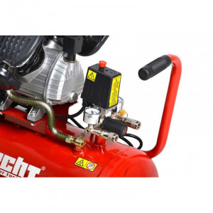 Compresor de aer Hecht 2353 pe ulei doua pistoane putere 2200 w 8 bar rezervor 50 l - Img 2