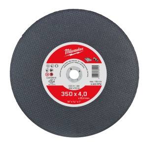 Disc abraziv pentru debitat neferoase si piatra, 350x4x25.4 mm, 4932472264 Milwaukee