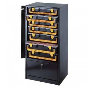 Dulap cu 7 cutii de scule C700, Fervi