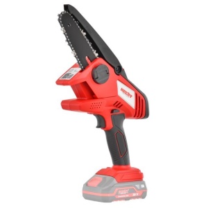 Fierastrau cu lant pe acumulator HECHT 9922, lungime lama 11 cm, viteza lant 5 m/s, alimentare 20 V, fara acumulator, fara incarcator - Img 1