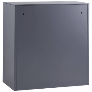 Fiset metalic cu 9 compartimente, Incuietori personalizate, Gri/Alb, 900x450x940 mm, max 245 kg - Img 3