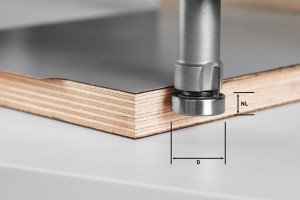 Freza pentru muchii HW/KLS D22/8-OFK, Festool