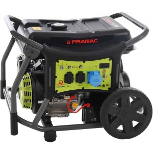 Generator WX7000,Monofazic, 230V, 50Hz, AVR,Pornire electrica/Benzina / Whel kit, Stage V, PR582SXBZ00, Pramac