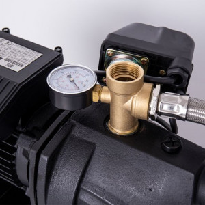 Hidrofor cu pompa autoamorsanta Wasserkonig FL446625, fonta, putere 900 W, debit 3960 l/h, inaltime refulare 44 m, vas de expansiune 24 l - Img 4