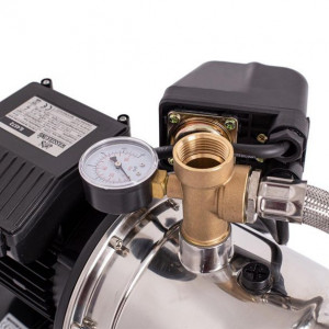 Hidrofor cu pompa autoamorsanta Wasserkonig IL558225, corp inox, putere 1300 W, 9 m, debit 4920 l/h, inaltime refulare 55 m, vas de expansiune 24 litri - Img 4
