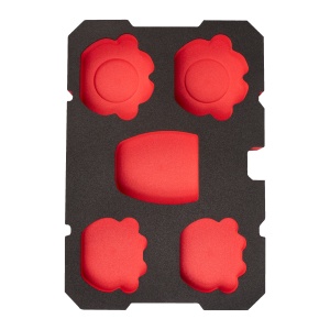 Inserție spumă goală PACKOUT™ 4xfălci+RJ Adaptor , Milwaukee