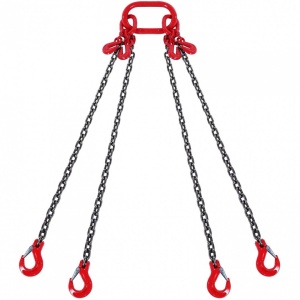 Lant ridicare greutati cu 4 brate, Capacitate 5 tone, Lungime 3 m, G80