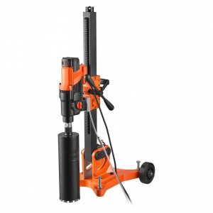 Masina de carotat umed/uscat cu suport cu roti, Diametru gaurire 20-305 mm, 3000 W, 12 x carote incluse - Img 4