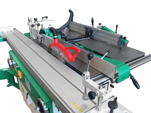 Mașină universală de tâmplărie Profistar 2600-310 de Damatomacchine , vagon de 2600 mm lungime 2800 mm într-o singură trecere, gravor de 315 mm, rindea de 310 mm lățime - Img 3