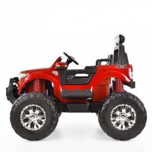 Masinuta pentru copii HECHT FORD Ranger Monster Truck Red, acumulator 2 x 12 V, 7 Ah - Img 3