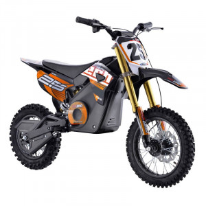 Minicross cu acumulator Hecht 59100 36 v 12 ah capacitate maxima 65 kg autonomie 9 km, portocaliu