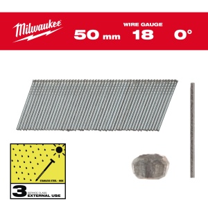 Minicuie 18G, inox, 50mm, 5.000buc, 4932492564 Milwaukee