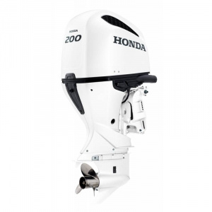 Motor termic HONDA BF200D XDU 200CP, V6, 4 timpi, iST (DBW), cizma extra lunga 635mm, remote, trim electric, alb perlat - Img 1