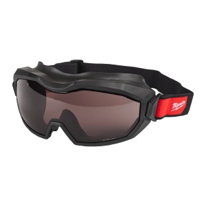 Ochelari de protectie Goggle, profil inalt, ventilati, cu lentila gri, 4932493436 Milwaukee