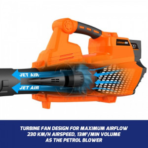 Redback E435C Suflanta frunze acumulatori 40V, 11 mc/min, 54m/s, solo