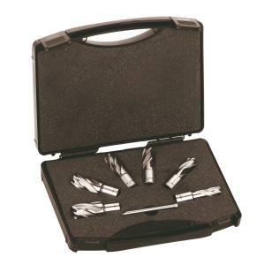 Set de carote HSS scurte cu prindere Weldon, 6buc, 4932372533 Milwaukee