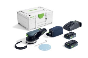 Şlefuitor cu excentric cu acumulatori ETSC 2 125 4,0 I-Plus, Festool
