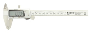Șubler Vernier digital 150 mm oțel inoxidabil, Hedue
