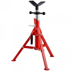 Suport pentru tevi cu cap in V, capacitate 1/8-12, Portabil, Inaltime reglabila 610-1067 mm, capacitate 1134 kg