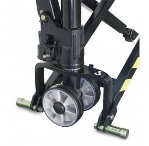 Transpalet manual 1000 kg cu ridicare la 800 mm S2/800, Fervi - Img 3