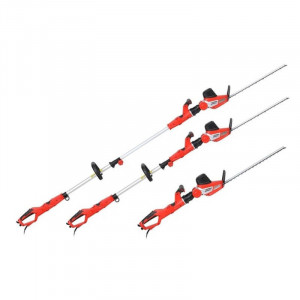 Trimmer electric pentru gard viu Hecht 675, 750 W, maner telescopic, lungime lama 51 cm - Img 3
