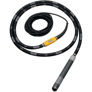 Vibrator de beton compatibil cu convertizor Wacker Neuson IREN 58 ST1, cap vibrant 58 mm, lungime furtun 2 m, versiunea rigida