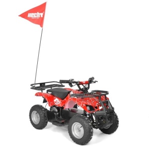 ATV pentru copii HECHT 56100 RED, putere 1000 W, baterie 36 V / 12 Ah, viteza max. 25 km/h, lumini LED, autonomie 18 km - Img 2
