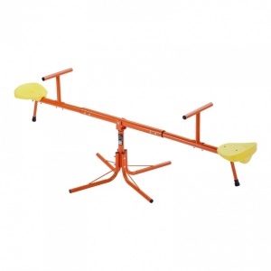 Balansoar pentru copii, 2 locuri, Otel, Rotatie 360 grade, Capacitate max. 90 kg - Img 2