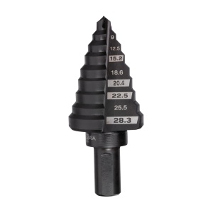 Burghiu in trepte, PG7-PG21(12.5mm-28.3mm), 48899321 Milwaukee