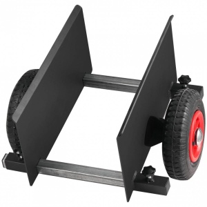 Carucior pentru placi de gips-carton, Vivatechnix VMD-1082, Capacitate 250 kg, Otel, 500x400x390 mm - Img 2