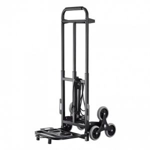 Carucior pliabil pentru scari, 8 roti, maxim 208 kg, greutate 9.2 kg, Otel Carbon - Img 3