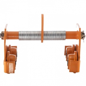 Carucior portpalan pentru grinda, Capacitate 5 tone, latime lucru 114-203 mm - Img 3