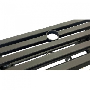 Corp masa si 2 scaune pentru gradina Vivatechnix VMD-1045, metalice, 152x50x83 cm - Img 5