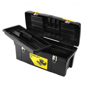 Cutie de depozitare prindere metalica, 24", 600x289x279mm, Stanley - Img 2