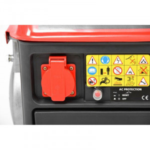 Generator de curent monofazat HECHT GG 950, motor benzina, 2 timpi, 63 CC, 0.65 kW, max 0.72 kW, cu maner - Img 8