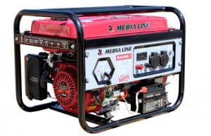 Generator monofazat Media Line MLG 3500E/2, 7 CP, 15 l