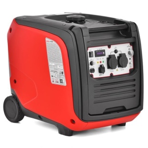 Generator tip invertor HECHT IG 4500, max 4 kW, motor benzina 4T, 223 CC, 2 x priza 230 V, 1 x 12 V, 2 x USB 5V