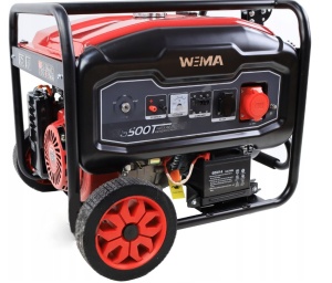 GENERATOR WEIMA, WM 8500 ET TRIFAZAT, cu acumulator +roti transport,BOBINAJ ALTERNATOR CUPRU