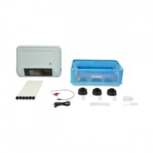 Incubator automat 24 oua 35W, 12V-220V, rotire automata, ovoscop LED, control temperatura, umiditate, afisaj digital, alarma - Img 2