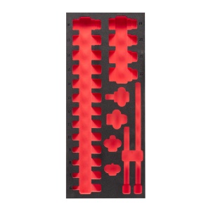 Inserție spumă goală 417x177mm pentru tubulare lungi 3/8", Milwaukee