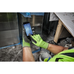 Mănuși de înaltă vizibilitate rezistență tăiere D -7/S-1 pereche, Milwaukee - Img 3