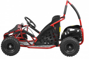 Masina Buggy Hecht 54812 RED cu acumulatori 48 V, 12 Ah, 1000 W, 35 km/h, autonomie 30 km - Img 7