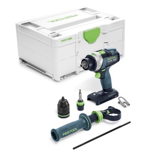 Masina de gaurit cu percutie, cu acumulator QUADRIVE TPC 18/4-Basic, Festool - Img 1