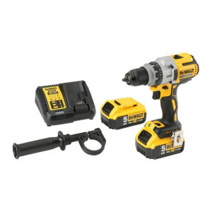 Masina de gaurit si insurubat cu acumulatori Dewalt DCD991P2, 18V/5.0Ah, cuplu maxim 95 Nm, 2 acumulatori, incarcator, valiza de transport - Img 3