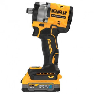 Masina de insurubat cu impact Dewalt DCF921E2T, patrat 1/2", maxim 406 Nm, cu 2 acumulatori POWERSTACK 18V / 1.7Ah si incarcator in valiza TSTAK - Img 3