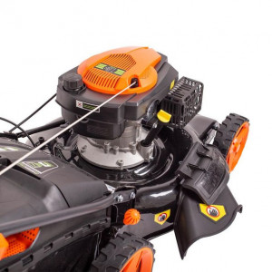 Masina de tuns gazonul cu autopropulsie Greenfield G-MTG531ARW-T8, 4. 4 cp, benzina, 173 cmᶟ, 52.5 cm , 7 trepte taiere, 67 l sac colector - Img 2