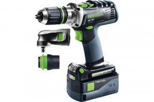 Masini de gaurit si insurubat cu acumulatori DRC 18/4 Li 5,2/-Set QUADRIVE, Festool - Img 2