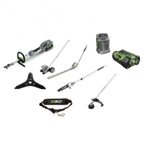 Multifunctionala Ego Power MHSC2002E, cu ansamblu motor, fierastrau, cap cu fir, lama gard viu, lama taiere margini gazon, incarcator rapid, acumulator Li-Ion de 5 Ah - Img 2