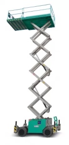 Nacela foarfeca IMER ACCESS IM13180E Hlucru 14.8m/500kg motor Electric 7.2 kW – cu stabilizatori