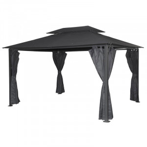 Pergola Hecht Gazebo 34, cu cadru din otel fara suruburi usor de asamblat dimensiune 4 x 3 m - Img 7